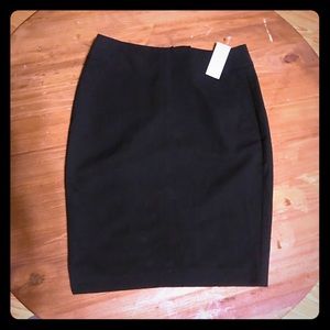 Ann Taylor LOFT 0 Petite Black Pencil Skirt - NWT